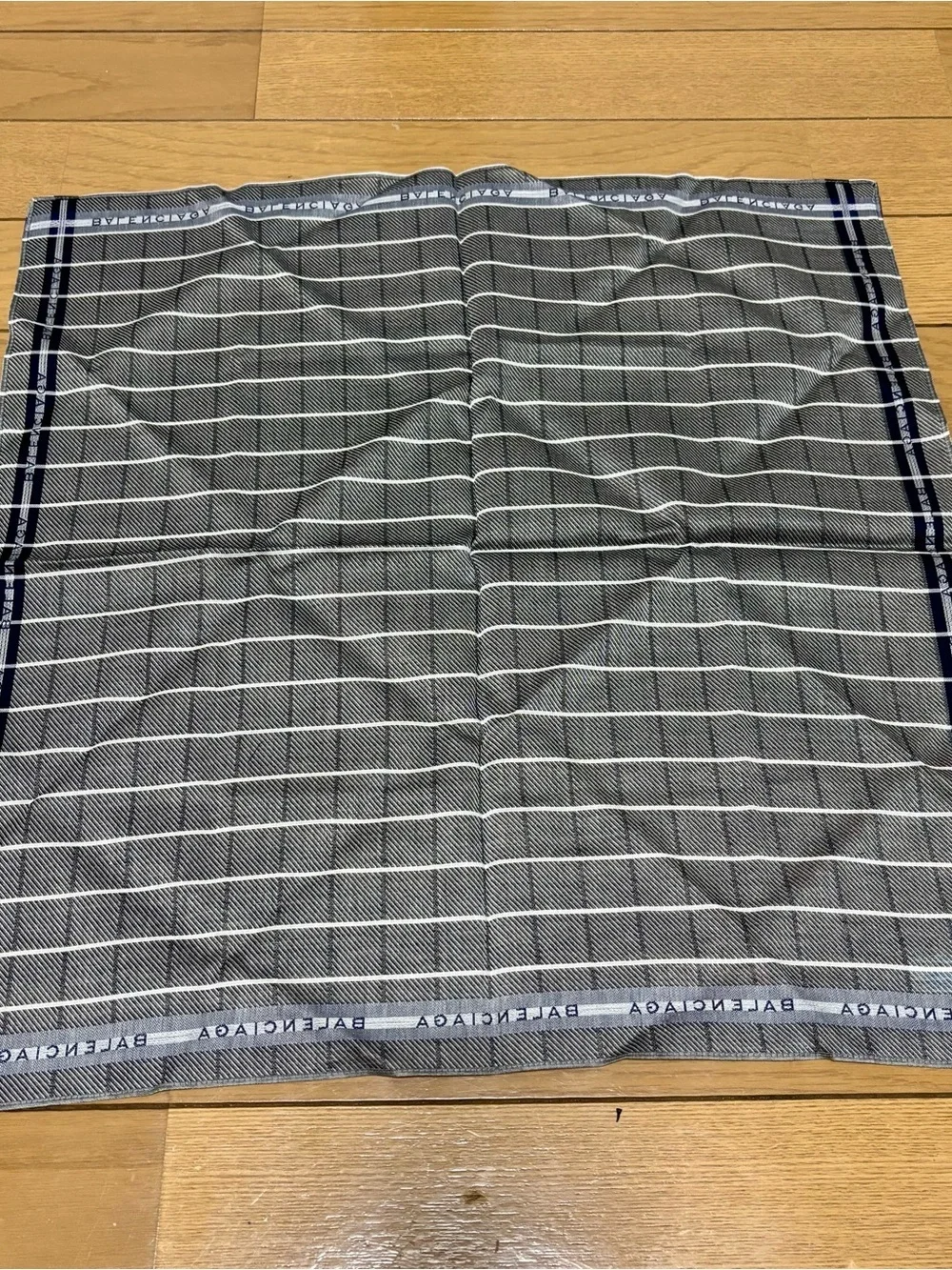 Balenciaga Paris Multicolor Unisex Handkerchief/Bandana/Scarf size 47cm 18.5”